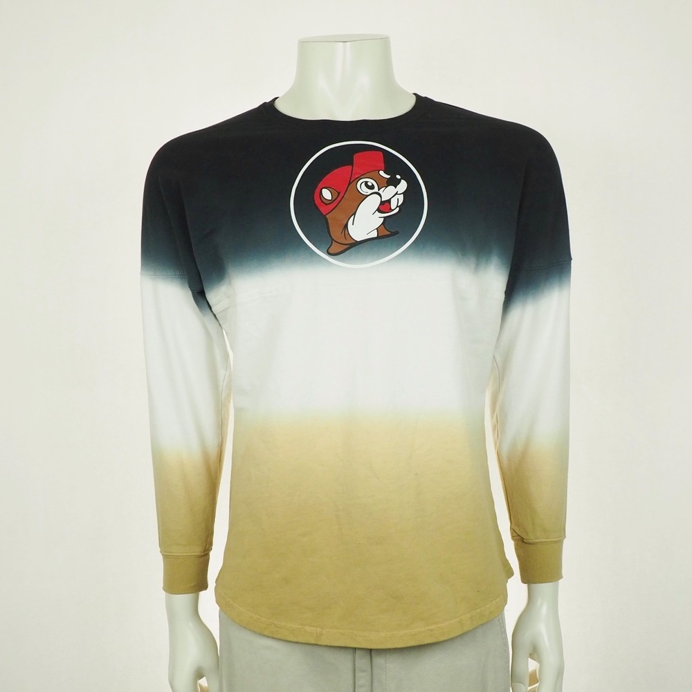 Buc-ee's Tee Shirt Mens Small Bucee's Bucky the Beaver Tie-Dye Gradient Cotton